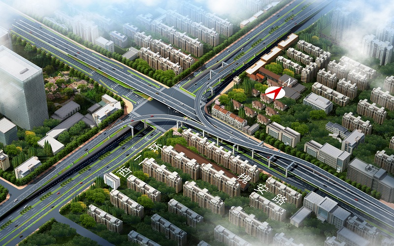 槐安路與西二環(huán)互通立交橋工程（一期工程）項目 
